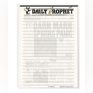 Harry Potter The Daily Prophet Notepad, Sealed , Never Opened , 100 sheets